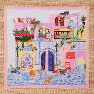 FRNCH Canoa Silk & Cotton Scarf