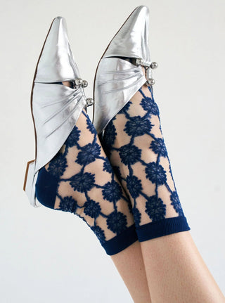 Unified Sheer Marine Medallion Socks
