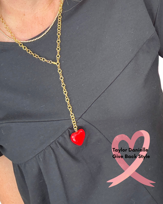 Amour Red Heart Pendant