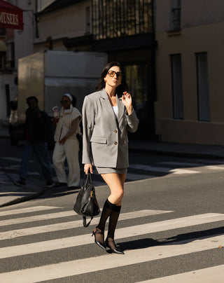 Brunette The Label Pinstripe Blazer