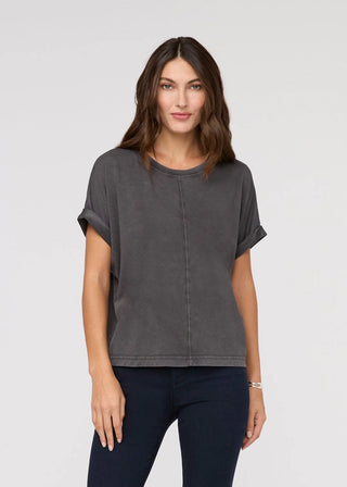 Duer Pima Cotton Washed Grey Dolman Tee