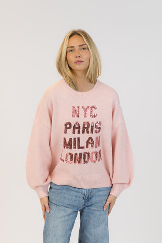 Lyla + Luxe Yassie Fashion Cities Pullover