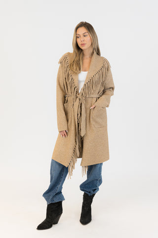 Lyla + Luxe Ziggy Fringe Coatigan