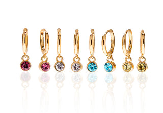 January Birthstone Earrings