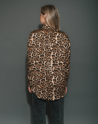 Brunette the Label Bianca Leopard Button Up