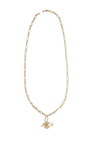 Foxy Originals Gold Seaside Charm Necklace