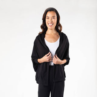 Terrera Jaime Bamboo Cardi in Black