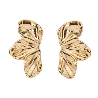Foxy Originals Rosette Stud Earrings (Gold or Silver)