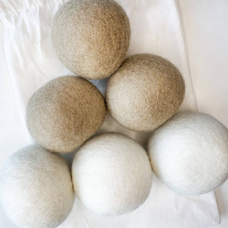 Organic Wool Dryer Balls (Set of 6)