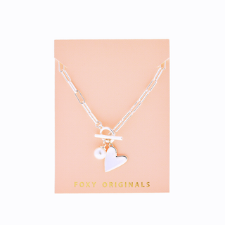 Foxy Originals Silver Heart Necklace