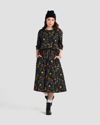 Poplin & Co Rainy Field 3/4 Sleeve Blouse