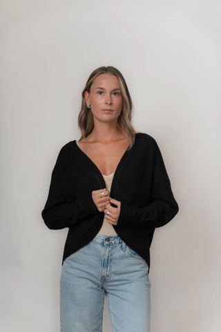 Echo Verde Easy Cardi in Navy