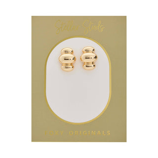 Foxy Originals Chelsea Stud Earrings (Gold or Silver)