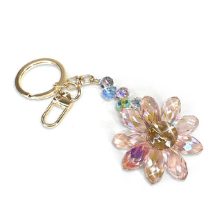 Jacqueline Kent Crystal Daisy Keychain / Bagcharm (2 colours)