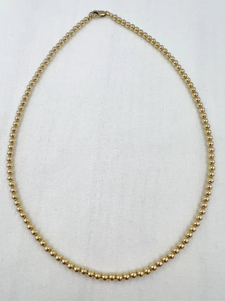 Saskia de Vries 3mm Gold Fill Leave-On Necklace