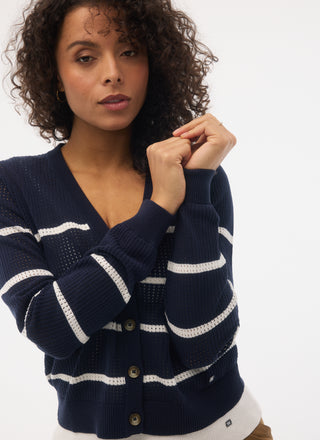 FIG Tess Cotton Knit Cardigan