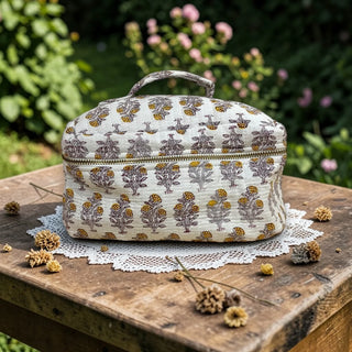 Aarkiti Vanity Pouch in Marigold