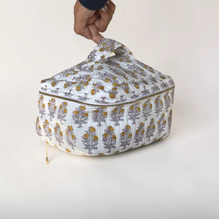 Aarkiti Vanity Pouch in Marigold