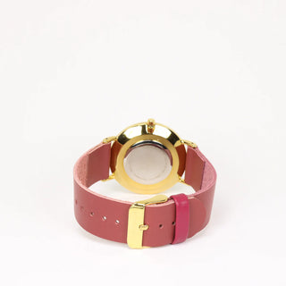 Chikiboom Dark Pink & Cream Watch