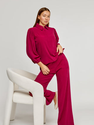 Marigold Baptiste Top in Magenta