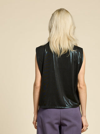Chlo by Cokluch Mojo Top in Metallic Black