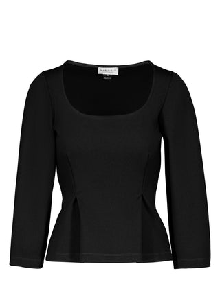 Marigold Horseshoe Sleeve Blair Top