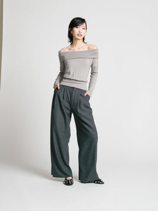 Allison Wonderland Changes Sweater in Heather Grey