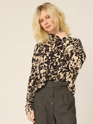 Cokluch Polly Top in Black Leopard