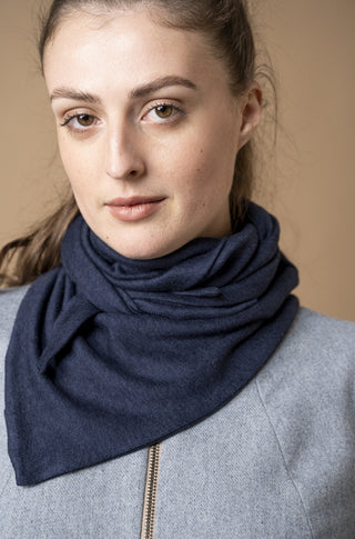 Bodybag by Jude Love Triangle Scarf in Navy