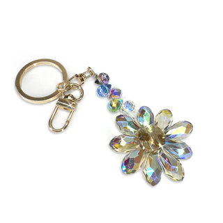 Jacqueline Kent Crystal Daisy Keychain / Bagcharm (2 colours)