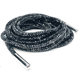 Jacqueline Kent Hematite Shoelaces