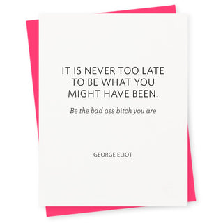 George Eliot Friendship Card