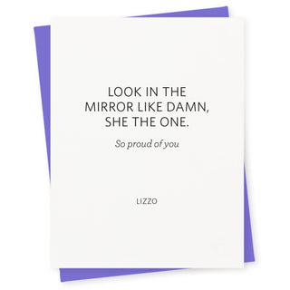 Lizzo Proud of You Card