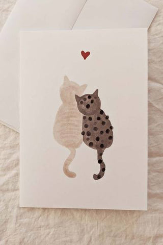 Amour Purrfait Greeting Card