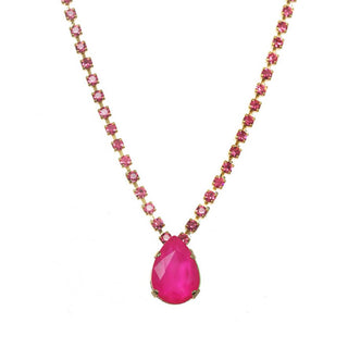 Milli Necklace in Electric Pink